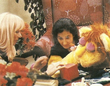 Gudrun Hermenau und Karime Vakilzadeh, 1990.