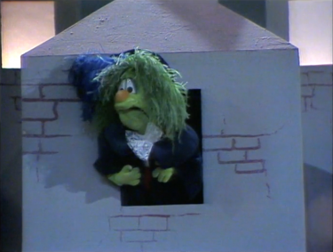 Mac Zahl in seinem Schloss, 1987.