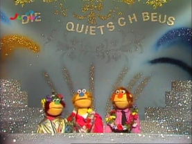 Die erste Show-Deko, 1979.