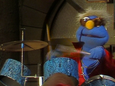 Elvis als Drummer, 1983.