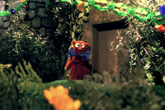 Kasi in festlichem Outfit, 1983.